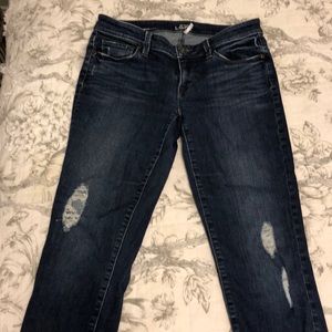LOFT Modern Skinny Ankle Jeans